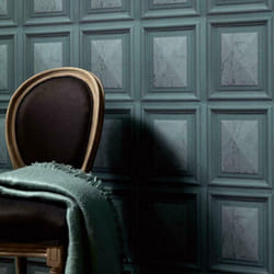 Erismann Marble Effect Wood Panel Faux Wallpaper Photo Picture Frame Dark Green