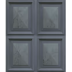 Erismann Marble Effect Wood Panel Faux Wallpaper Photo Picture Frame Dark Green