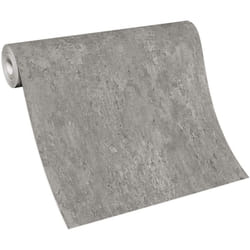 Erismann Stone Concrete Wallpaper Grey Paste The Wall Textured Vinyl 6321-10