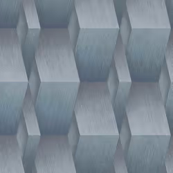 Erismann 3D Effect Geometric Textured Geo Wallpaper Paste The Wall Luxury Roll - 10046-08 Blue
