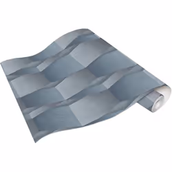 Erismann 3D Effect Geometric Textured Geo Wallpaper Paste The Wall Luxury Roll - 10046-08 Blue