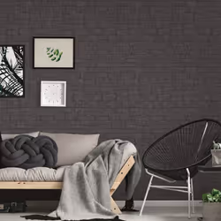 Erismann Imitations 2 Stone Black Wallpaper 10091-15