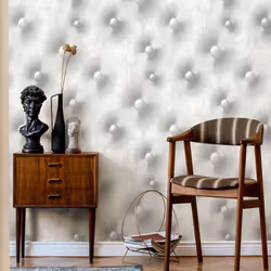 Erismann Elle Decoration Sun Graphic Wallpaper - White Grey 10191-31