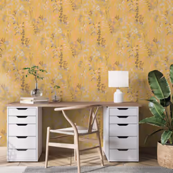 Erismann Casual Chic Cottage Mustard Wallpaper 10258-03