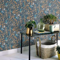 Erismann Casual Chic Cottage Blue Wallpaper 10258-08