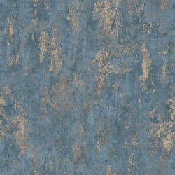 Erismann Casual Chic Distressed Industrial Concrete Blue Wallpaper