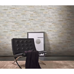 Erismann Select Grey Stones Wallpaper Feature Wall Realistic Natural Versatile