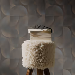 Erismann Martinique Geometric Abstract Wallpaper - Black 10392-15