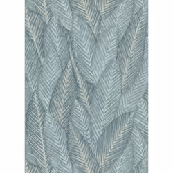 Martinique Leaf Textured Vinyl Wallpaper Erismann - Sage