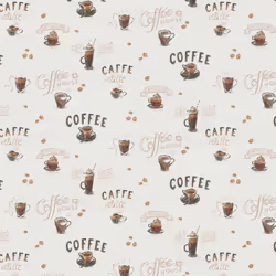 Erismann Coffee Cups Wallpaper Creme Brown Beans Kitchen Paste The Wall Vinyl