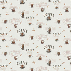 Erismann Coffee Cups Wallpaper Creme Brown Beans Kitchen Paste The Wall Vinyl