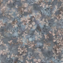 Erismann Abode Play of Light Blossom Bud Wallpaper - Navy Blue 10415-08