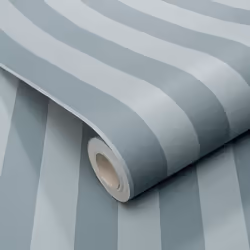 Erismann Abode Heritage Stripe Duck Egg Blue Green Wallpaper