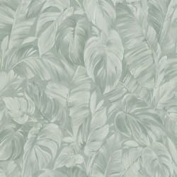 Erismann Abode Play of Light Palm Leaves Wallpaper - Sage Green 10416-07