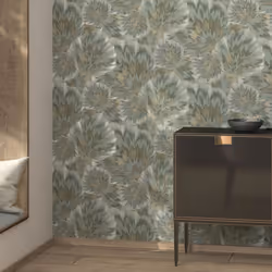 Erismann Spotlight 2 Abstract Leaf Green Gold Wallpaper 10402-24