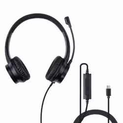 Lindy USB-C Office Headset with USB A to C Adapter - Additional view 4