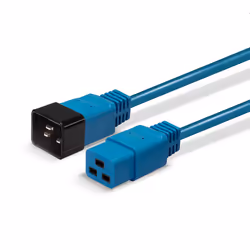 Lindy 2m IEC C19 to C20 Extension Cable, Blue - Additional view 5