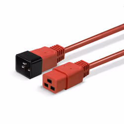 Lindy 3m IEC C19 to C20 Extension Cable, Red - Additional view 5