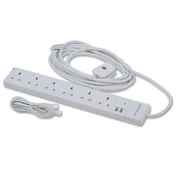Lindy 30143 surge protector White 5 AC outlet(s) 5 m