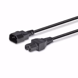 Lindy 2m IEC C14 to IEC C15 'Hot Condition' Power Cable, Black - Additional view 5