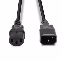 Lindy 0.5m IEC Extension Cable, Black - Additional view 4