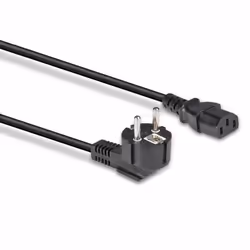 Lindy 3m Schuko 2 Pin Plug to IEC C13 Power Cable, Black - Additional view 4