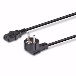 Lindy 3m Schuko 2 Pin Plug to IEC C13 Power Cable, Black - Additional view 5