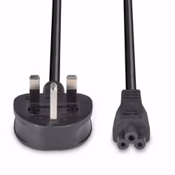 Lindy 1m UK 3 Pin to C5 Mains Cable, lead free - Additional view 4