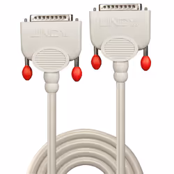Lindy 2m Straight Through RS-232 Serial Cable, All Pins Connected, (25DM/25DF)