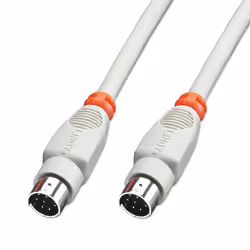 Lindy Cable Mac a. Imagewriter II, 2m, Grey, 2 m, Male/Male, 8-pin