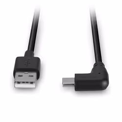Lindy 1m USB 2.0 Type A to Right-Angled USB-C Cable - Additional view 4