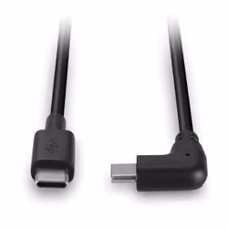 Lindy 1m USB 2.0 Straight USB-C to Right-Angled USB-C Cable - Additional view 4