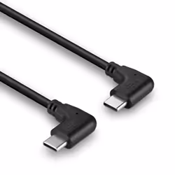 Lindy 1m USB 2.0 Right-Angled USB-C to Right-Angled USB-C Cable - Additional view 3
