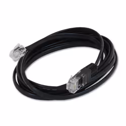 Lindy 3m RJ-11 to RJ-45 Modem Data Cable, Black, 3 m, RJ-45, RJ-11, Black, Male, Male