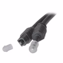 Lindy 5m TosLink to Mini Optical SPDIF Digital Optical Cable, TOSLINK, Male, TOSLINK, Male, 5 m, Black