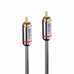 Lindy 10M DIGITAL AUDIO CABEL, CROMO LINE, RCA, Male, RCA, Male, 10 m, Anthracite