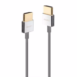 Lindy Ultra High Speed HDMI Slim Cable 1m, 1 m, HDMI Type A (Standard), HDMI Type A (Standard), 48 Gbit/s, White