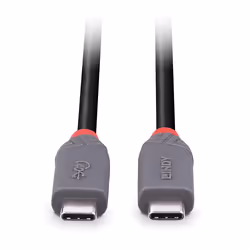 Lindy 0.8m USB 4 Type C Cable, 40Gbps, Anthra Line - Additional view 4