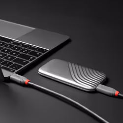 Lindy 2m USB 4 240W Type C Cable, Anthra Line - Additional view 5
