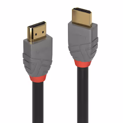 Lindy 1m High Speed HDMI Cable, Anthra Line, 1 m, HDMI Type A (Standard), HDMI Type A (Standard), 4096 x 2160 pixels, 18 Gbit ...