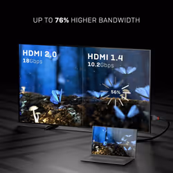 Lindy 5m High Speed HDMI Cable, Anthra Line - Additional view 5