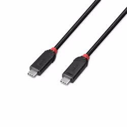 Lindy 2m USB4 240W Type C Cable, Black Line - Additional view 5
