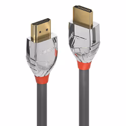 Lindy 1m High Speed HDMI Cable, Cromo Line, 1 m, HDMI Type A (Standard), HDMI Type A (Standard), Grey, Silver