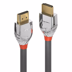 Lindy 3m High Speed HDMI Cable, Cromo Line, 3 m, HDMI Type A (Standard), HDMI Type A (Standard), 4096 x 2160 pixels, 3D, Grey ...