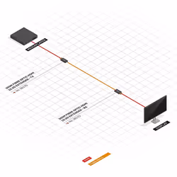 Lindy 300m Fibre Optic HDMI 4K30 Extender - Additional view 5