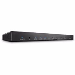 Lindy 8 Port HDMI 2.0 18G Splitter, HDMI, 8x HDMI, 3840 x 2160 pixels, Black, Metal, 4K Ultra HD