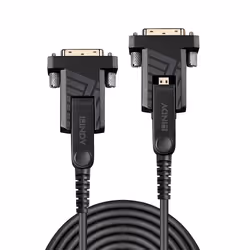 Lindy 40m Fibre Optic Hybrid Micro-HDMI 18G Cable with Detachable HDMI and DVI Connectors - Additional view 2