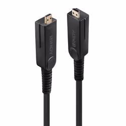 Lindy 40m Fibre Optic Hybrid Micro-HDMI 18G Cable with Detachable HDMI and DVI Connectors - Additional view 3