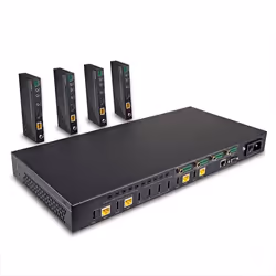 Lindy 150m Cat.6 4x4 HDMI 4K60 HDBaseT Matrix Extender - Additional view 6