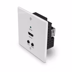 Lindy 70m Cat.6 HDMI 4K60, IR and RS-232 HDBaseT UK Wall Plate Extender, Transmitter, 3840 x 2160 pixels, AV transmitter, 70 ...
